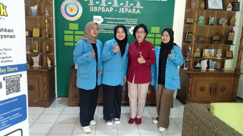 Kegiatan PKL Mahasiswa Akuakultur BBPBAP Jepara